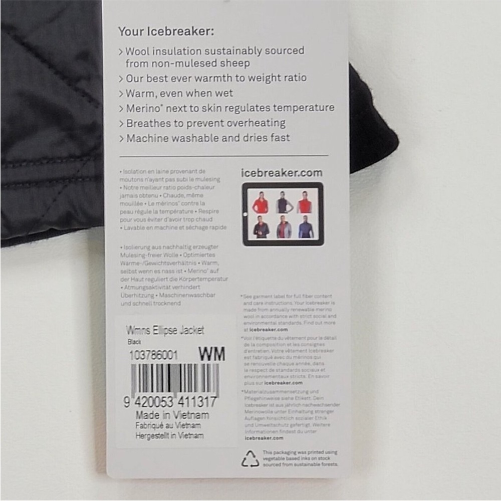 Icebreaker Ellipse Jacket Medium NWT - Picture 4 of 6